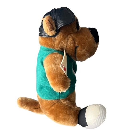 Shalom Texas Holdem Poker Playing Cap Dog Stuffed Animal Toy Brown 10” - Picture 6 of 11